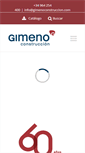 Mobile Screenshot of gimenoconstruccion.com